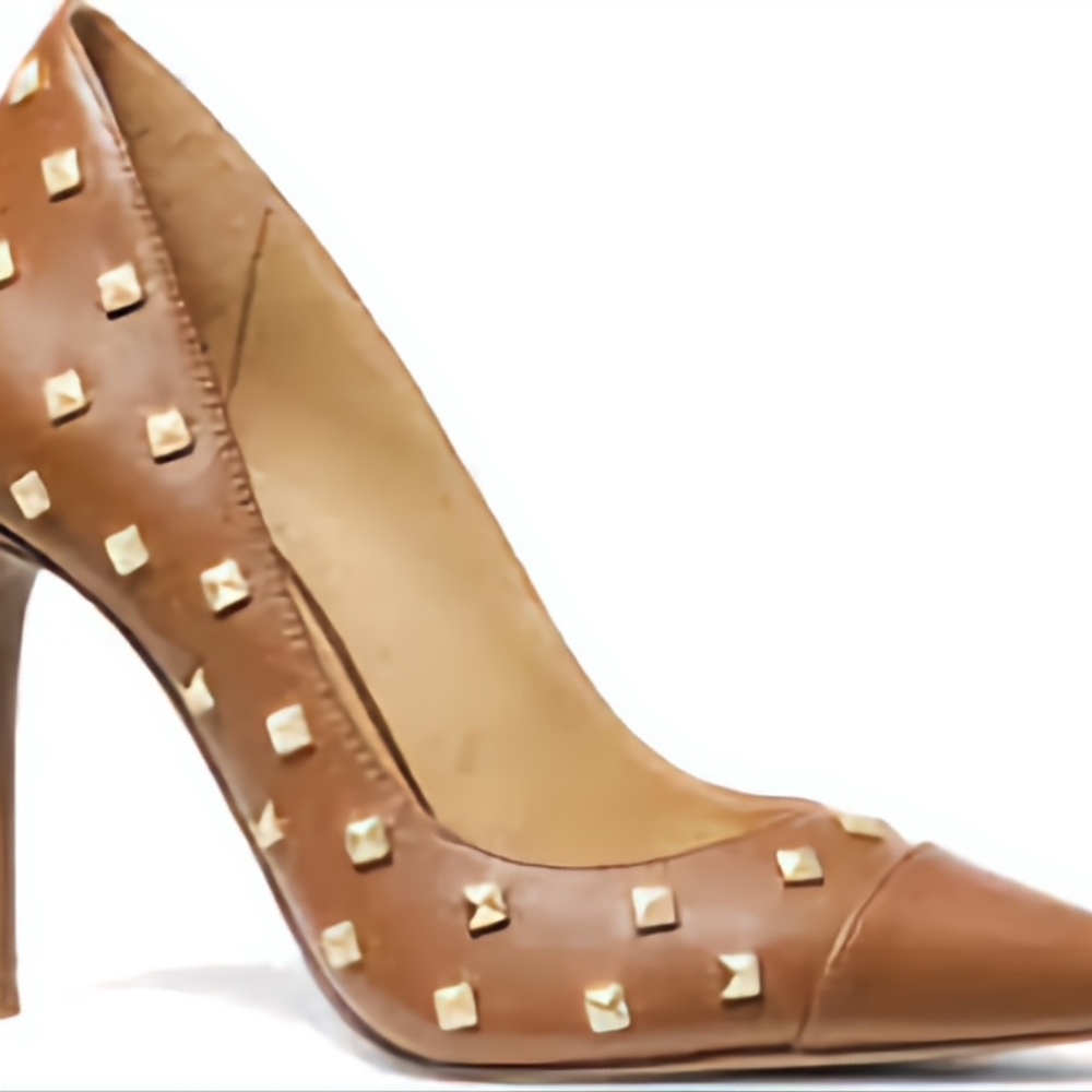 Michael kors studded light brown pump size 9 new - Picture 5 of 7